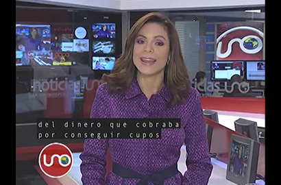 Noticias Uno Newscast with Closed Captioning